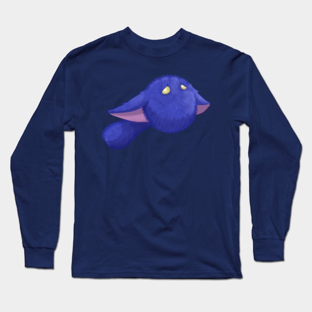 Sad Fluffkin Long Sleeve T-Shirt by Anathar